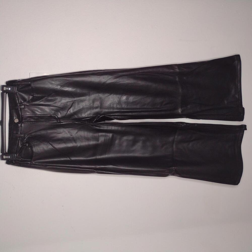 NWT Hunter & Brown Women's Black/Faux Leather Pants Size Small